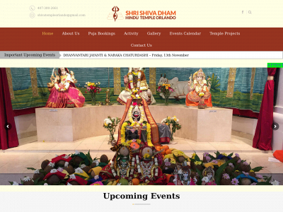 shivatempleorlando.org snapshot
