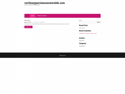 cortinasypersianasesmeralda.com snapshot