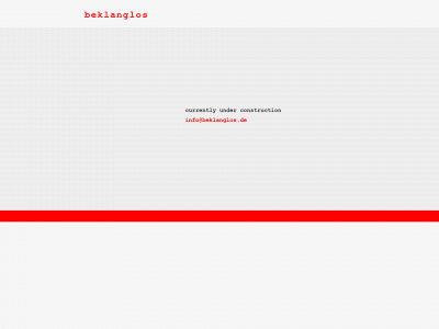 beklanglos.de snapshot