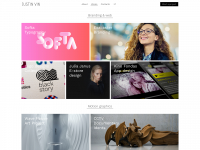 justinvin.com snapshot
