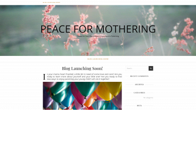 peaceformothering.com snapshot