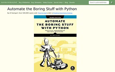 automatetheboringstuff.com snapshot