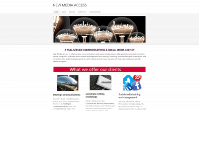 newmediaaccess.com snapshot