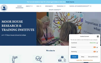 moorhouseinstitute.com snapshot