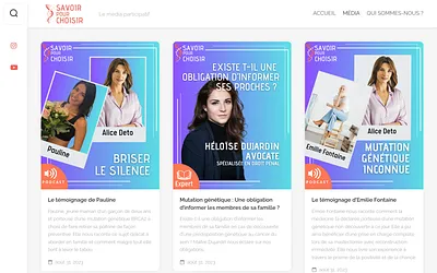 savoirpourchoisir.fr snapshot