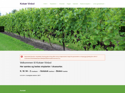 kokaerwine.dk snapshot