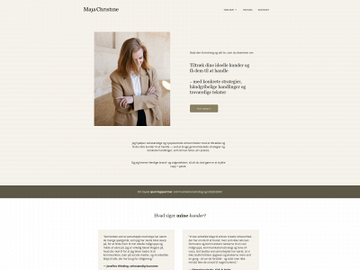 majachristine.dk snapshot