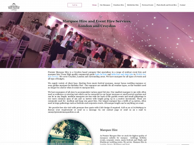 premiermarqueehire.co.uk snapshot