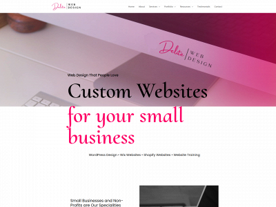 delitewebdesign.com snapshot
