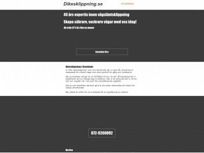 dikesklippning.se snapshot