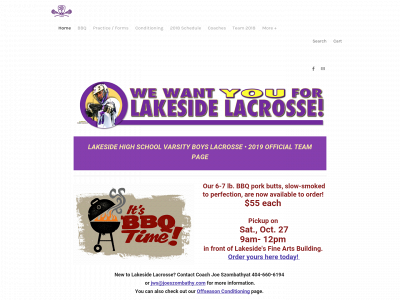 www.lakesidelacrosse.com snapshot