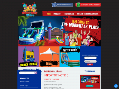 www.themoonwalkplace.com snapshot