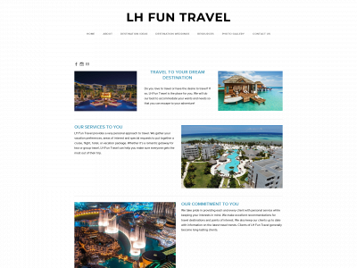 www.lhfuntravel.com snapshot