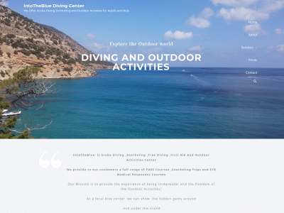 intothebluecy.com snapshot