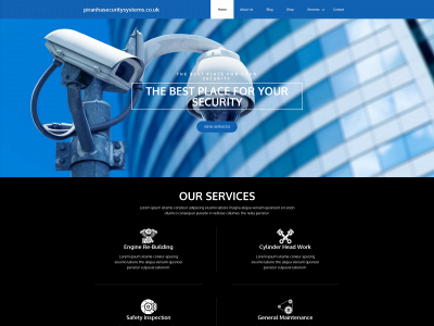 piranhasecuritysystems.co.uk snapshot