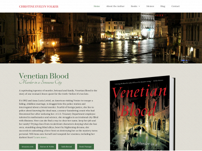 christinevolkerauthor.com snapshot