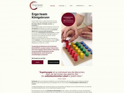 ergoteam-koenigsbrunn.de snapshot