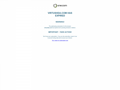 virtushda.com snapshot