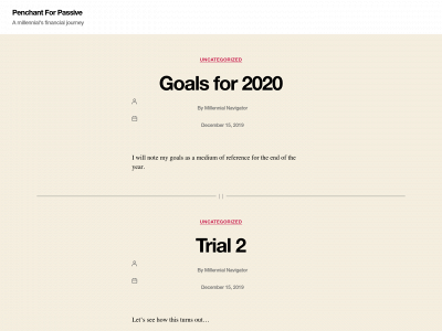 penchantforpassive.com snapshot