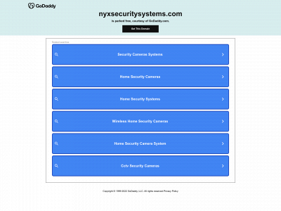 www.nyxsecuritysystems.com snapshot