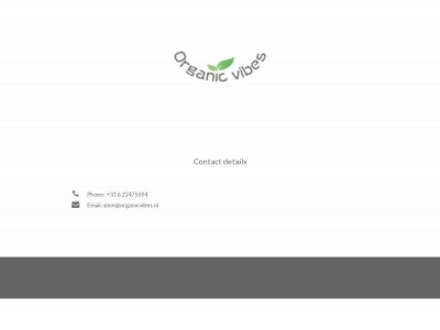 organicvibes.nl snapshot