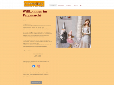 pappmarche.com snapshot