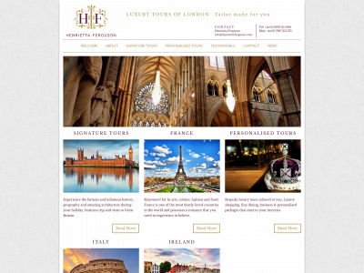 henriettaferguson.com snapshot