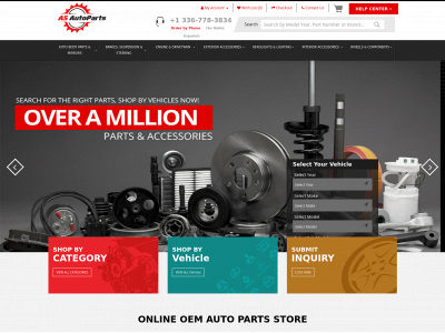 asautoparts.com snapshot