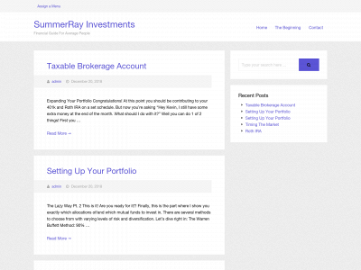 summerrayinvestments.com snapshot