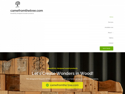camefromthetree.com snapshot