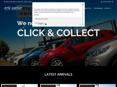 eric-carter.com snapshot