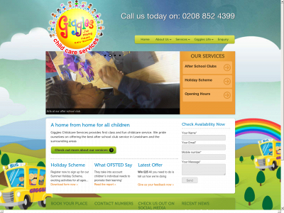giggleschildcareservices.co.uk snapshot