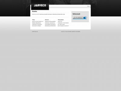 jarveco.fi snapshot