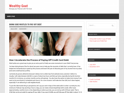 wealthygoat.com snapshot