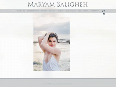 maryamsaligheh.com snapshot