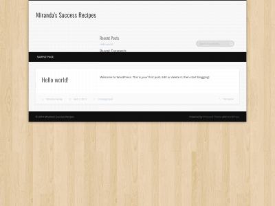 mirandassuccessrecipes.com snapshot