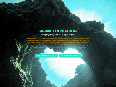 aaamefoundation.org snapshot