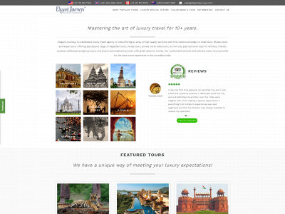 elegantjourneys.com snapshot