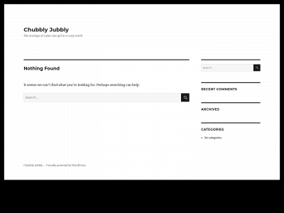 chubblyjubbly.com snapshot
