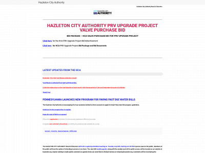 hcawater.org snapshot