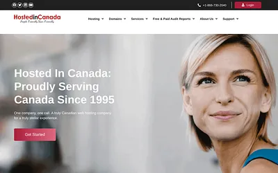 hostedincanada.com snapshot
