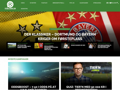 fotballsonen.com snapshot