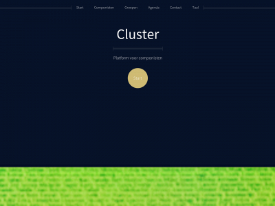 clustermusic.be snapshot