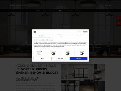 køkkenteamet.dk snapshot