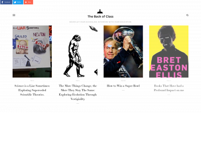 thebackofclass.com snapshot