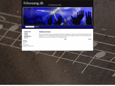 frilovsang.dk snapshot
