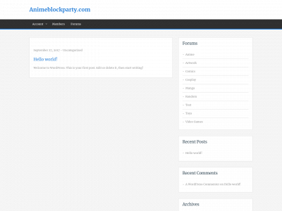 animeblockparty.com snapshot