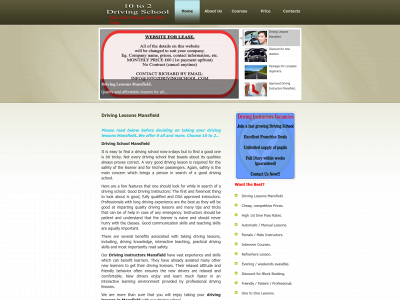 mansfield-driving-schools.co.uk snapshot