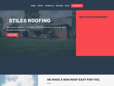 stilesroof.com snapshot