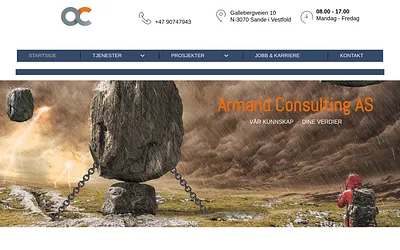 armandconsulting.no snapshot
